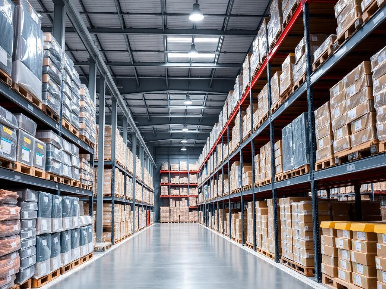 Hypax warehouse stocked with industrial sealing inventory